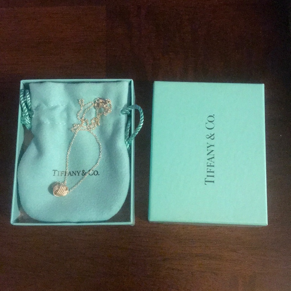 Tiffany & Co. Sterling Silver Knot Necklace